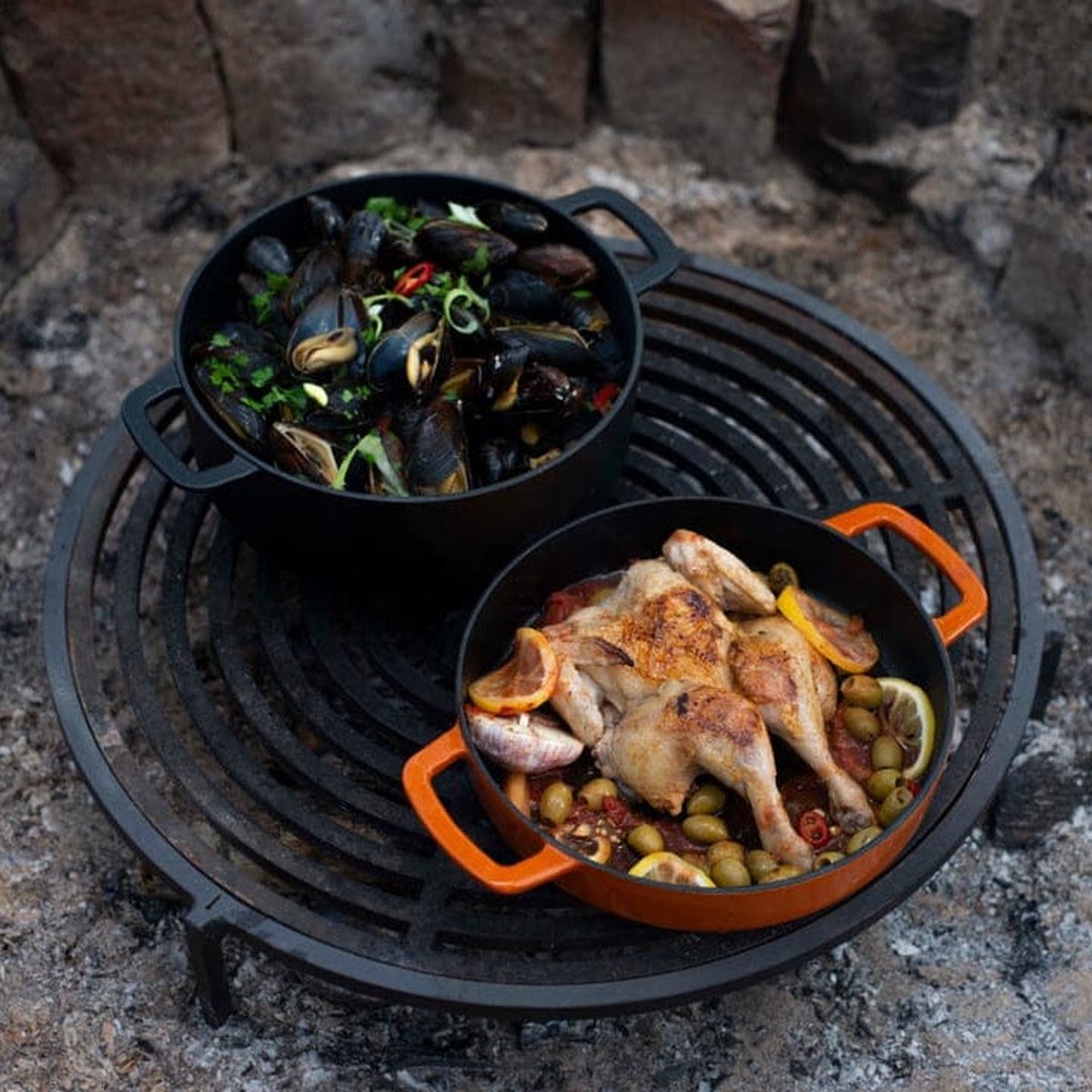 Combekk Sous Chef gietijzeren braadpan - 24cm - zwart