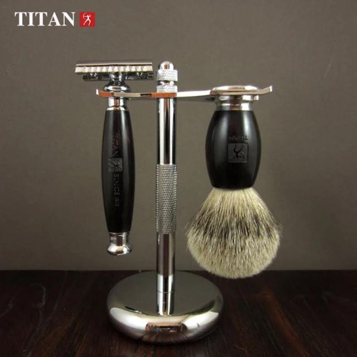 Klassieke Scheerset + Missan Kam Set - Safety Razor - Klassiek scheermes - Cadeau voor hem