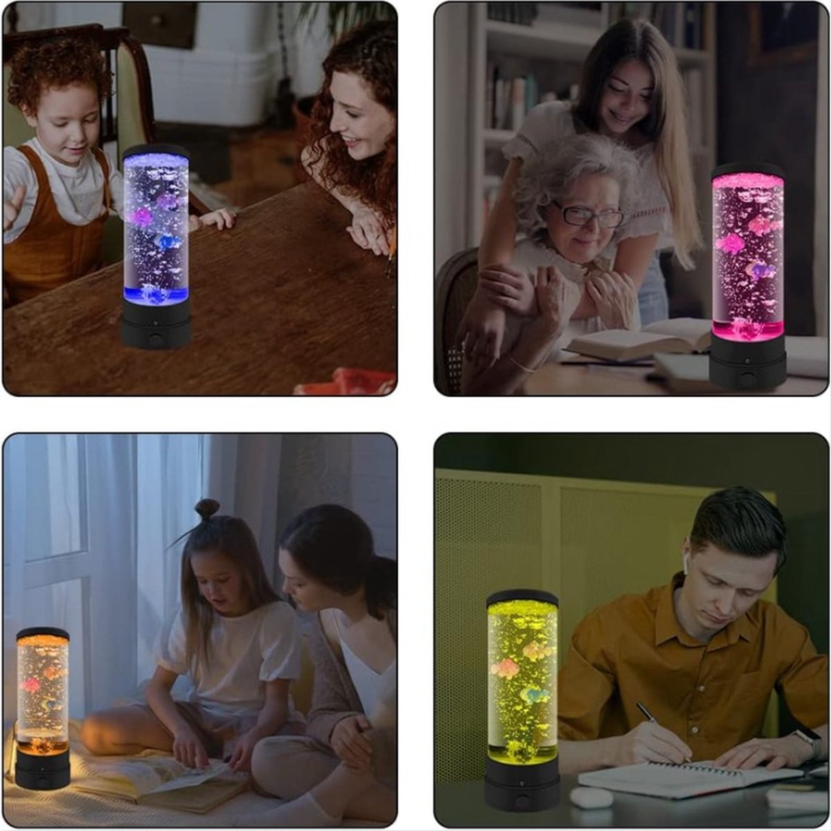 Lavalamp voor kinderen - Lavalamp Sfeerverlichting - Nachtlampje Kinderen en Volwassenen