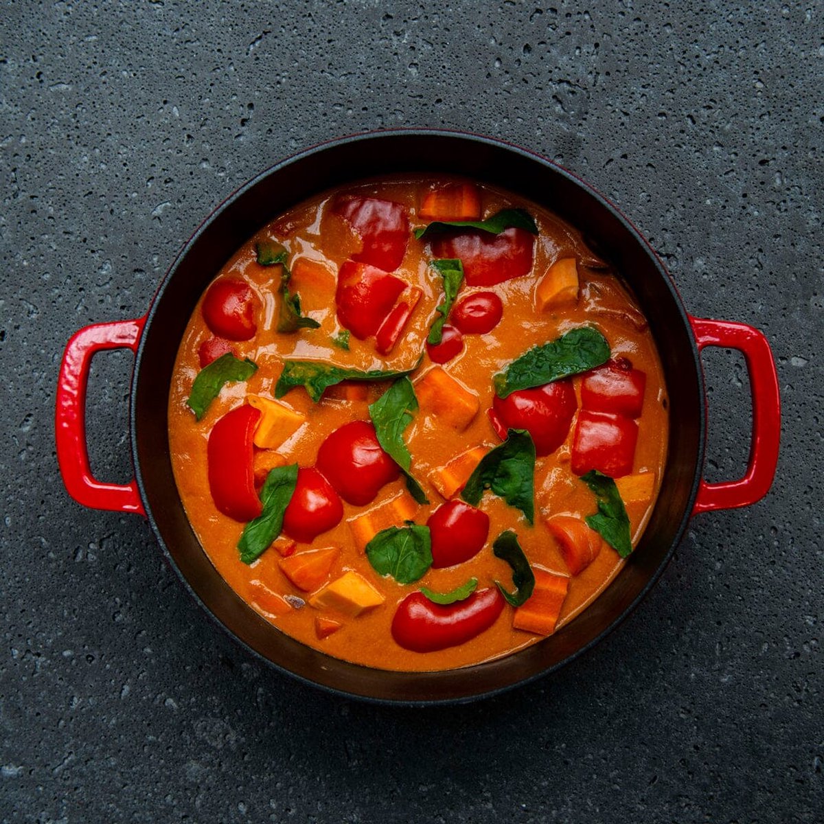 COMBEKK - Sous-Chef - Gietijzeren Braadpan - 24CM - Rood