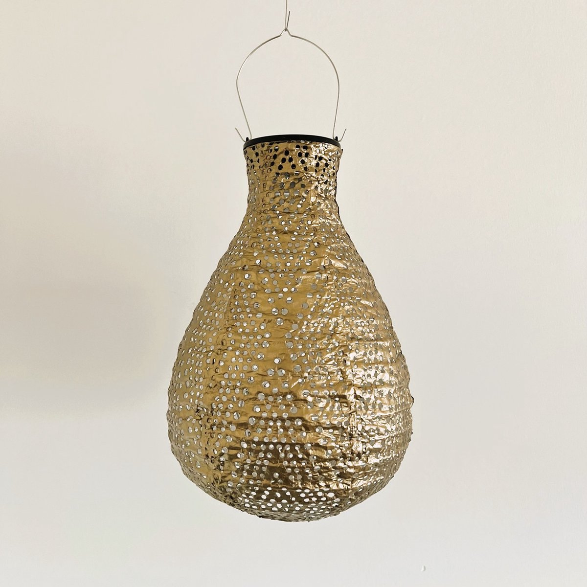 7 x Solar buiten Lampion met motief - Pakket - tuinverlichting - zonne energie - buitenlamp