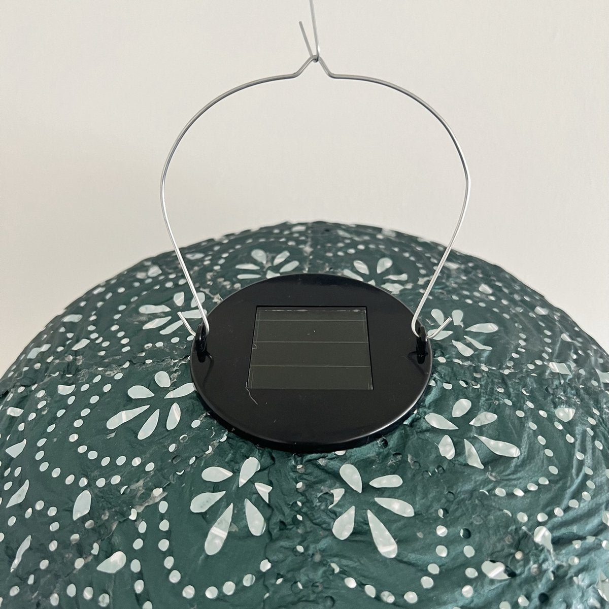 7 x Solar buiten Lampion met motief - Pakket - tuinverlichting - zonne energie - buitenlamp