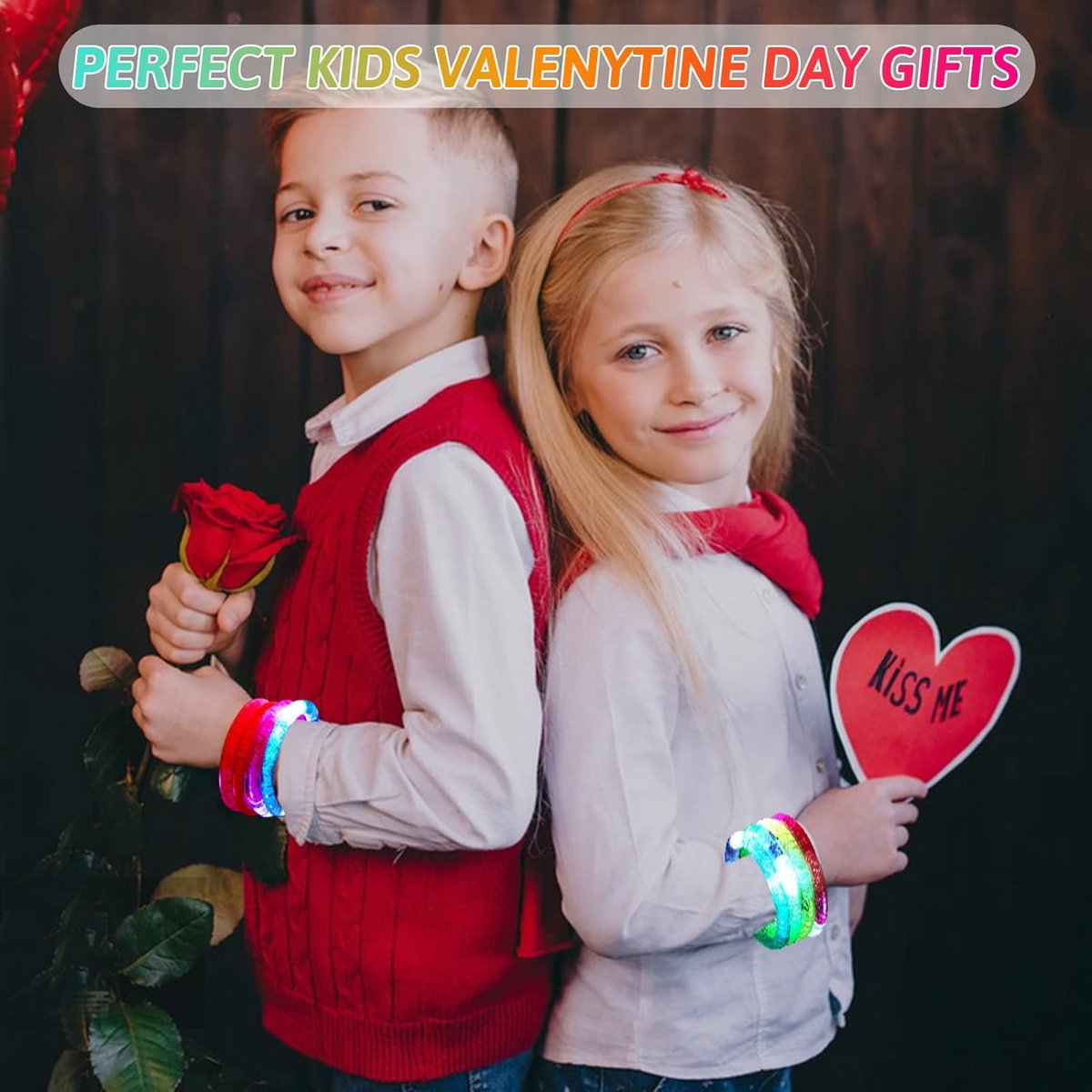 36 stuks led-lichtarmbanden, knipperende armbanden in het donker, glowstick-armband, verlicht speelgoed voor afstuderen, verjaardag, feest, cadeaus, armband voor kinderen en volwassenen