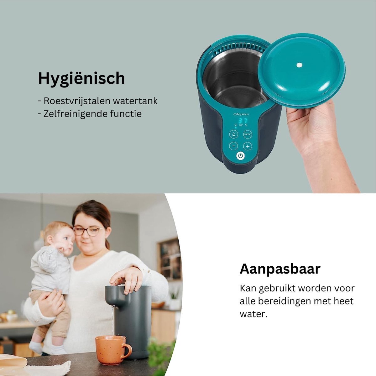 Baby Melk Machine - Flesvoeding Apparaat - Fles Maker - Milk Maker - Flessenwarmer - Flesverwarmer - 1.1L