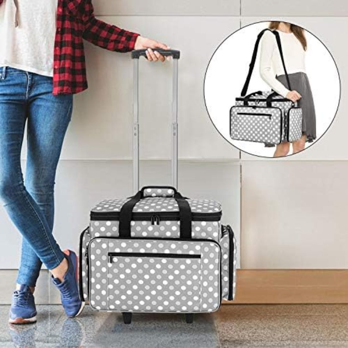 Sewing Machine Bag - Sewing Machine Trolley - Sewing Machine Case - Sewing Bag