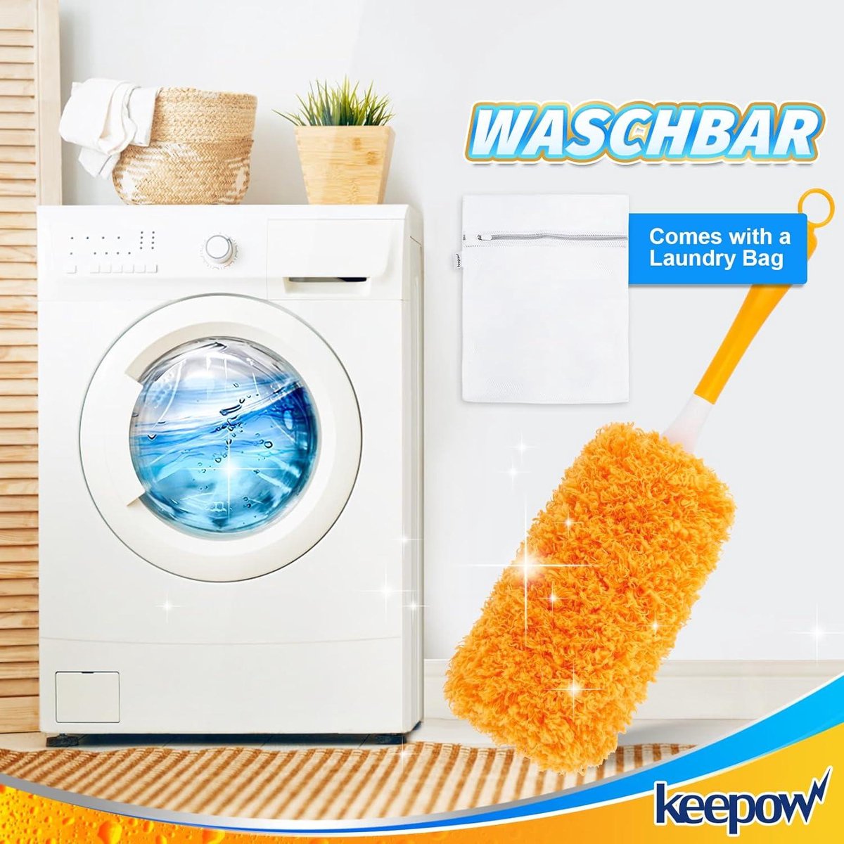 Refill herbruikbare stofmagneet - Swiffer Duster XXL & Swiffer Duster 360° - plumeau navulverpakking (4 stuks) Duster