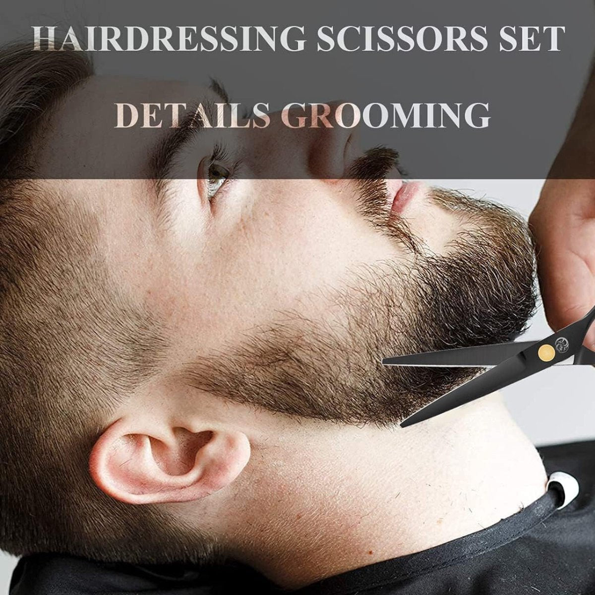Hairdressing Set - Hair Scissors - Hairdressing Scissor Set - Hairdressing Cape - Complete Hairdressing Set