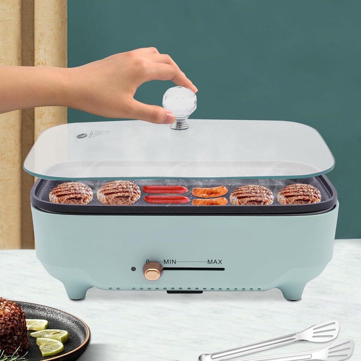 Equivera Hot Pot - Fondueset - Elektrische Fonduepan - Oosterse Fondue - Grill - Meerdere Personen