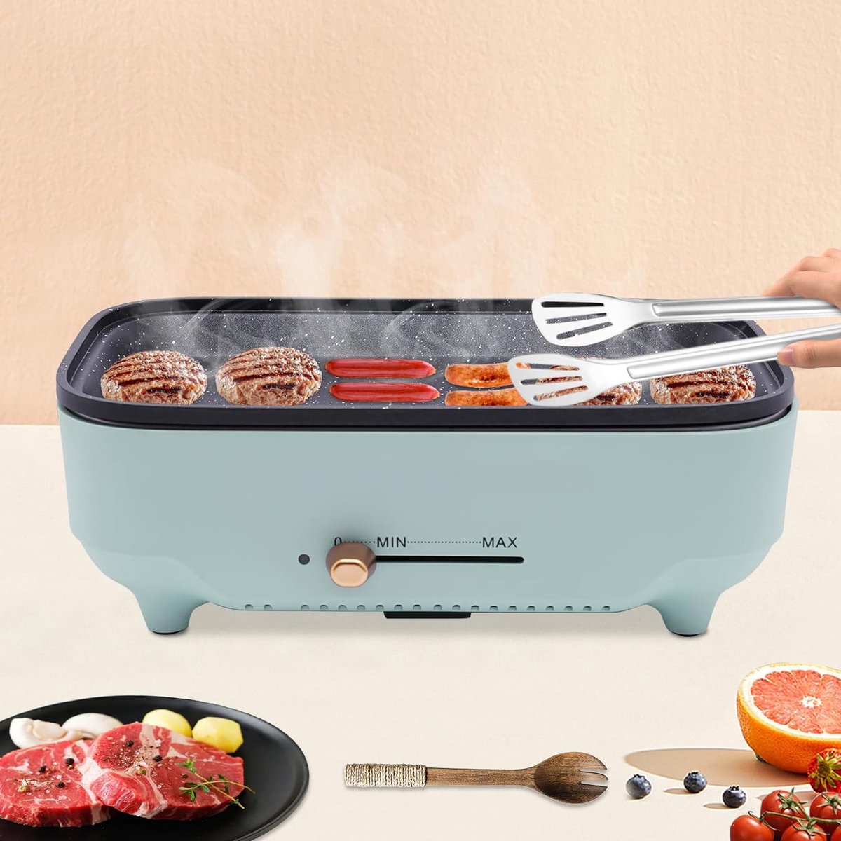 Equivera Hot Pot - Fondueset - Elektrische Fonduepan - Oosterse Fondue - Grill - Meerdere Personen