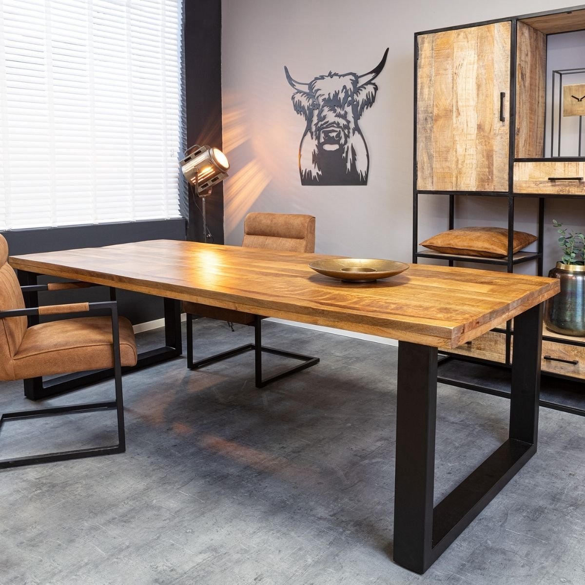 Eetkamertafel Sanne - Eettafel mangohout - Eettafel 300 cm