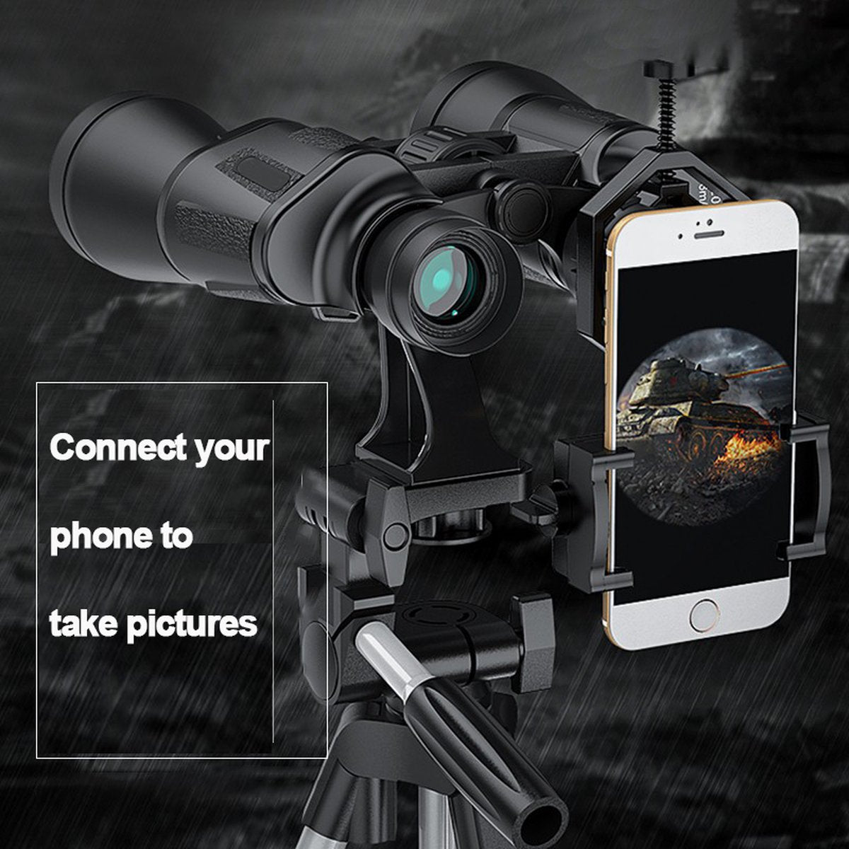 20X50 Militaire HD Zoom Krachtige Verrekijker Lange Afstand Telescoop Professionele Monoculair Weinig Licht Nachtzicht Voor Jacht Optische HD Glazen Lens Weinig Licht Nachtzicht Jacht Draagbare Nachtkijker