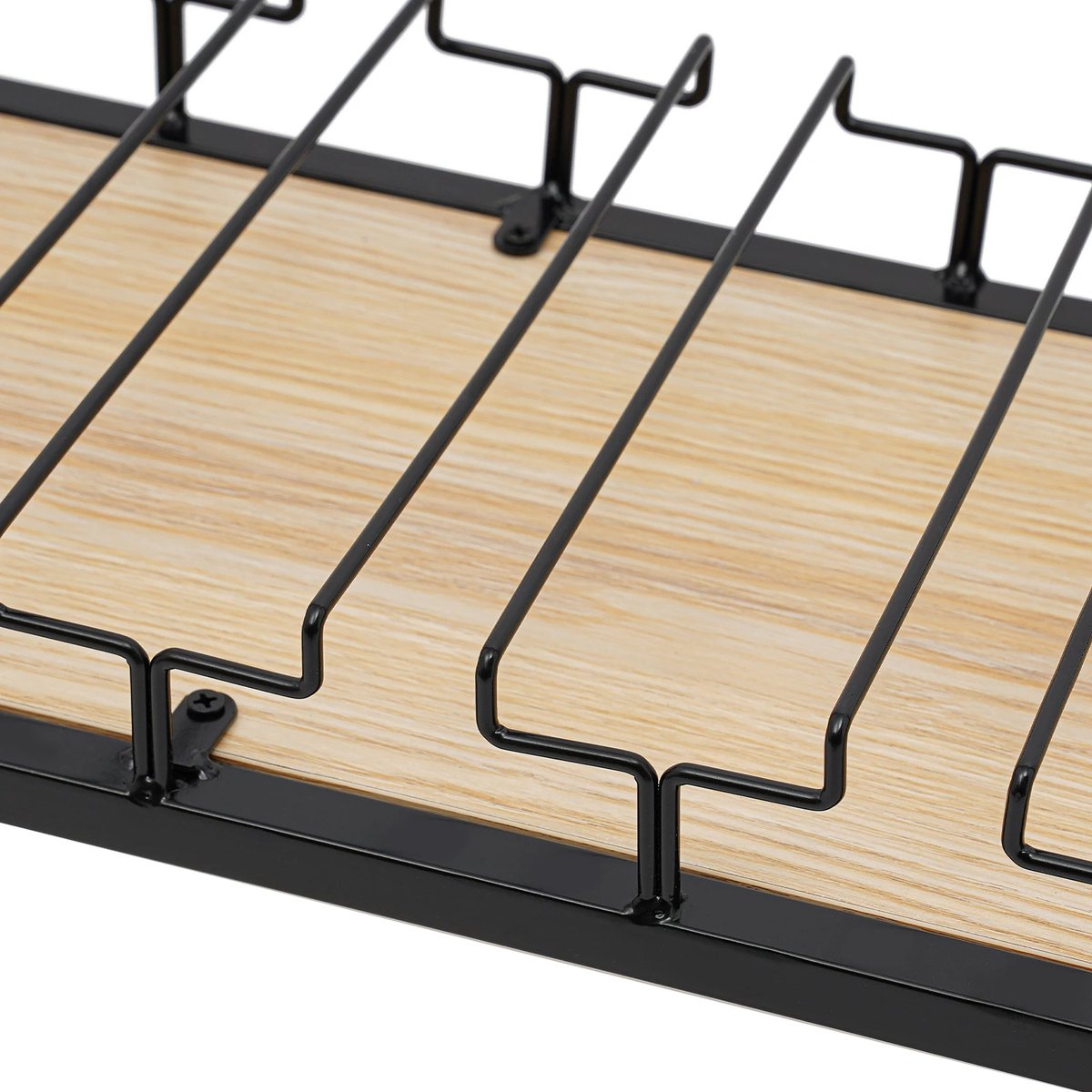 Wine Rack - Hanging - With Glass Holder - Adjustable Chains up to 1M - Industrial - Ceiling Mount - 110cm - Load Capacity 75 kg