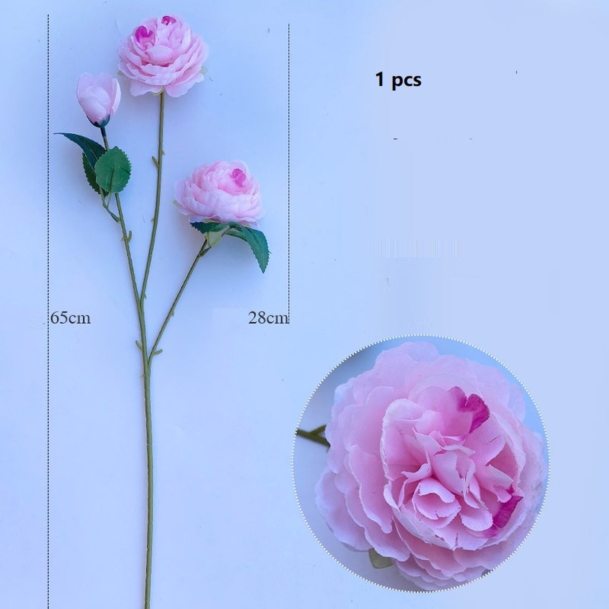 Silk Bouquet - 50-115 cm high - 15 stems - DIY bouquet - all artificial flowers delivered loose - Spring - multi color - Artificial flowers - fake flowers - artificial plants