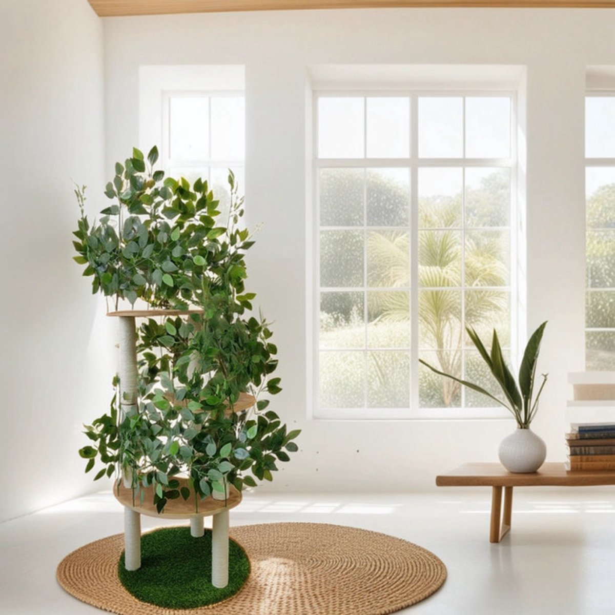 Cat Tree - With Interchangeable Leaves - Different Levels