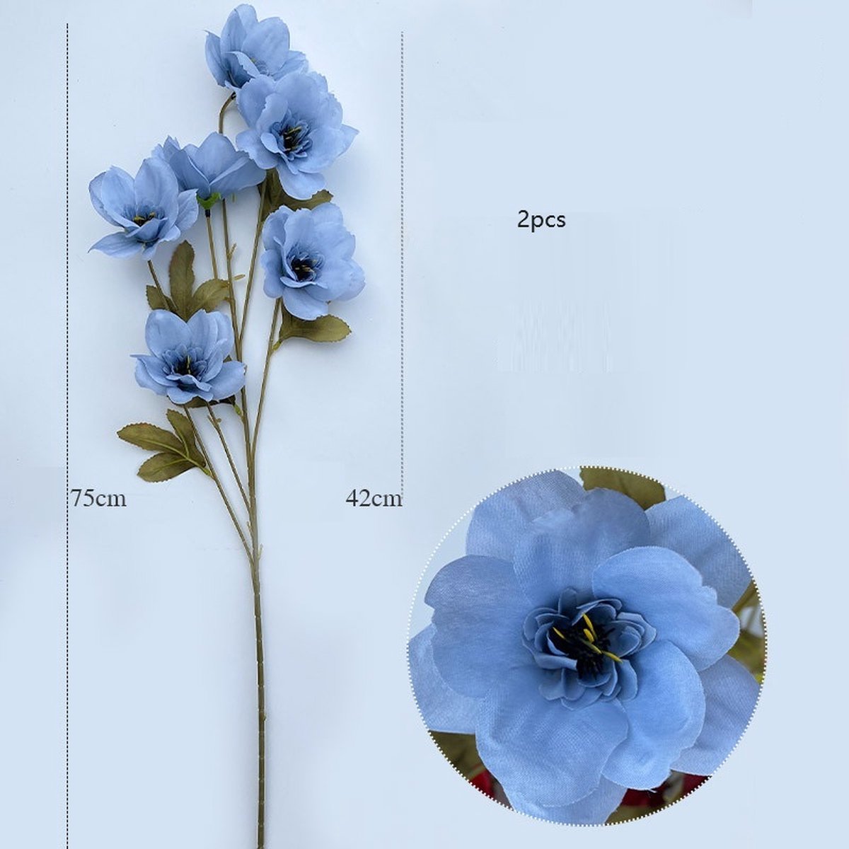 Silk Bouquet - 50-115 cm high - 15 stems - DIY bouquet - all artificial flowers delivered loose - Spring - multi color - Artificial flowers - fake flowers - artificial plants
