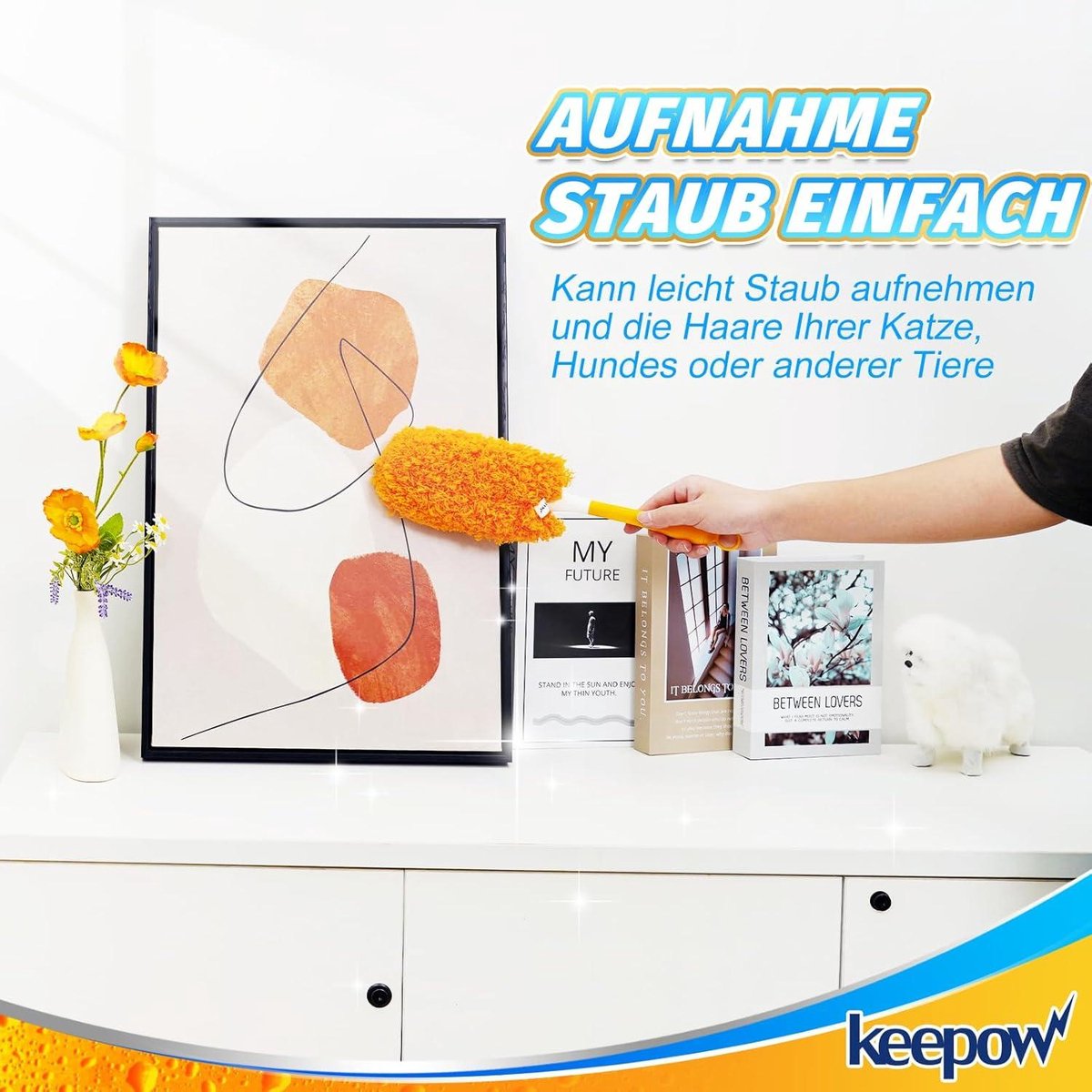 Refill herbruikbare stofmagneet - Swiffer Duster XXL & Swiffer Duster 360° - plumeau navulverpakking (4 stuks) Duster