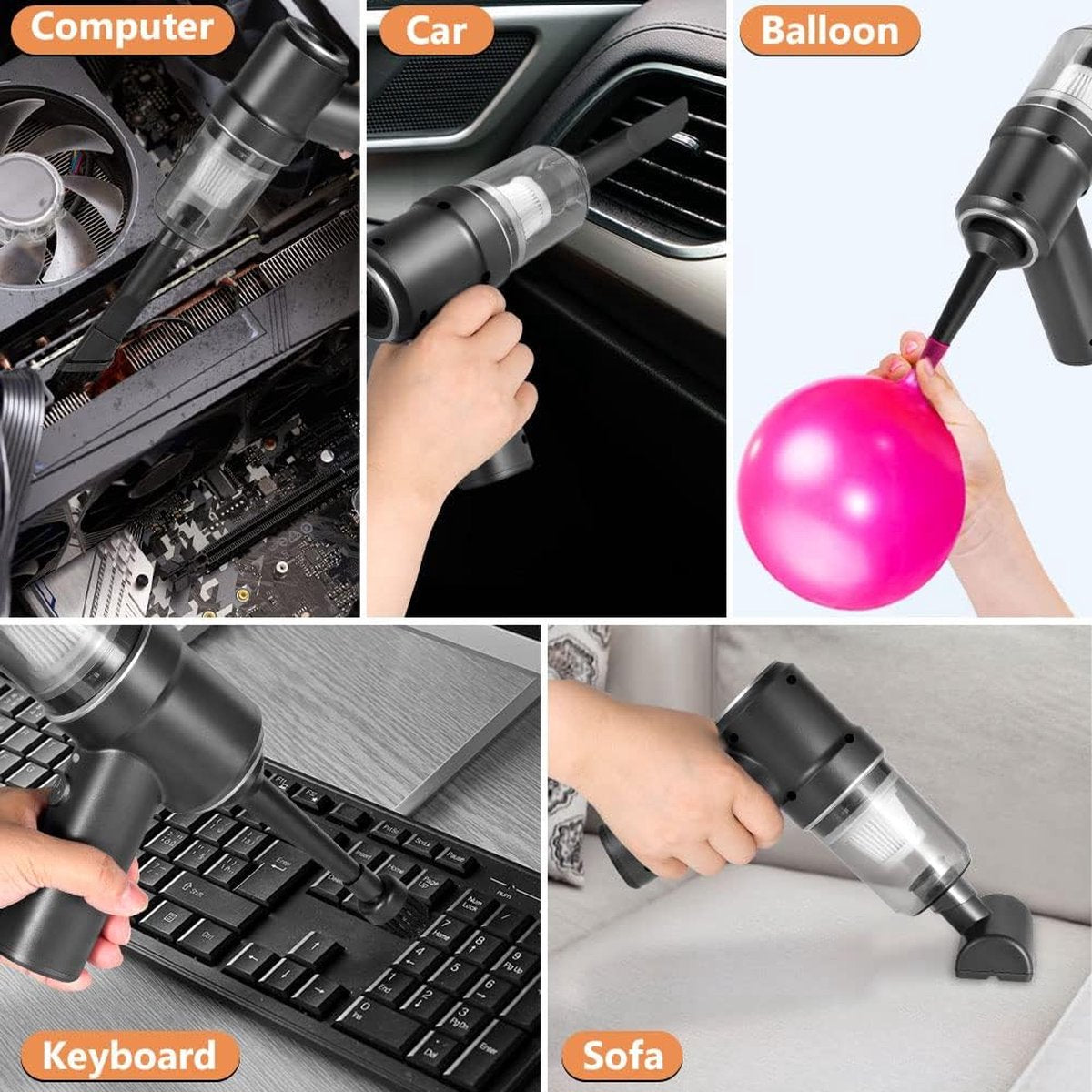 Autostofzuiger - Draadloos - Car - Accessoires - Vacuum - Handheld