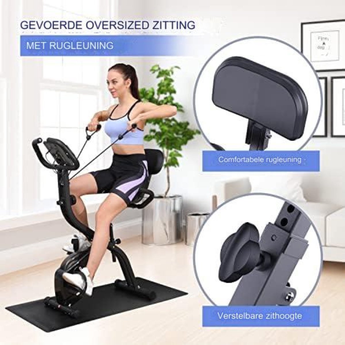 Hometrainer voor ouderen - Hometrainer fiets - Hometrainer fitness