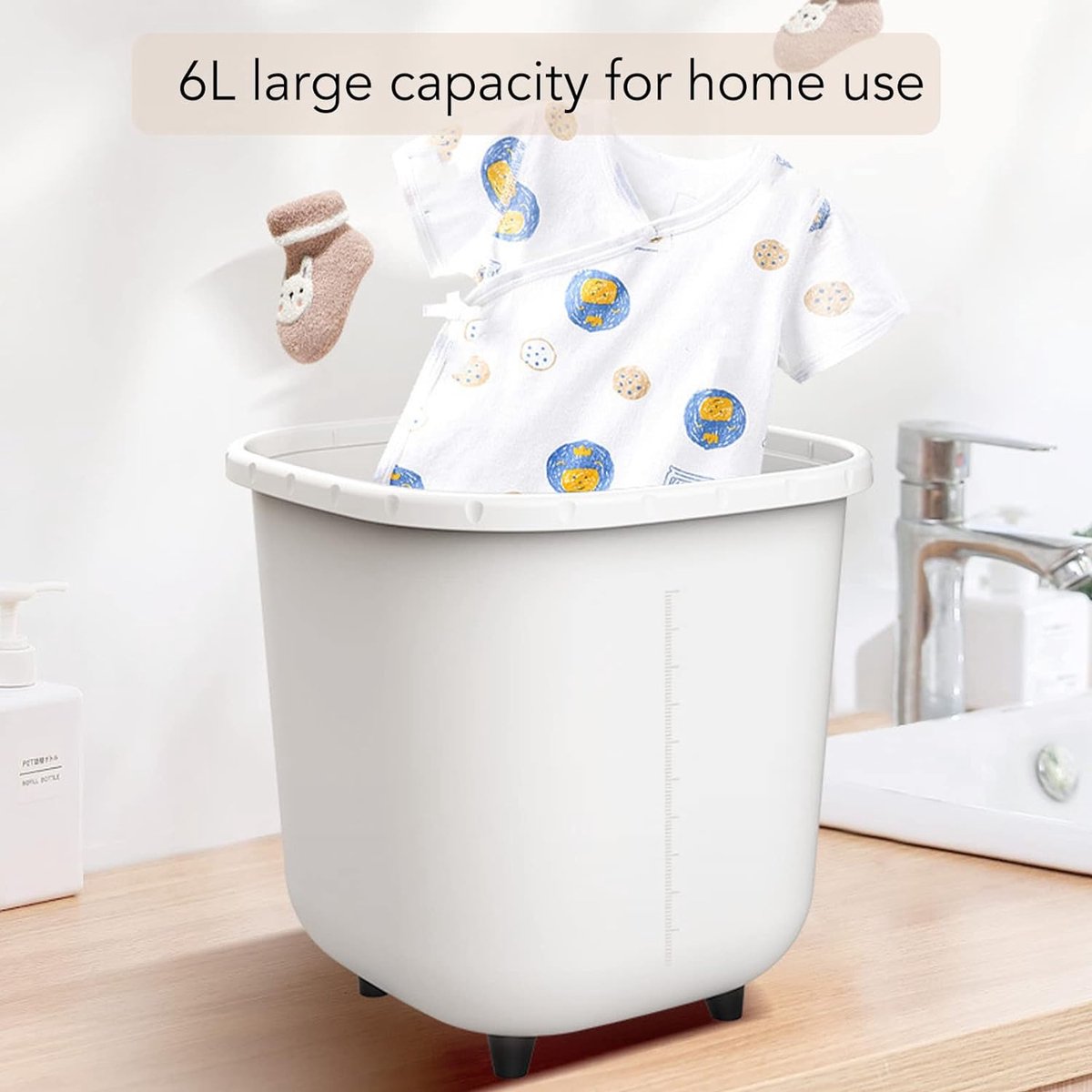 Elysium - Kleine Wasmachine - Draagbare Wasmachine - Mini Wasmachine Met Centrifuge - Mini wasmachine