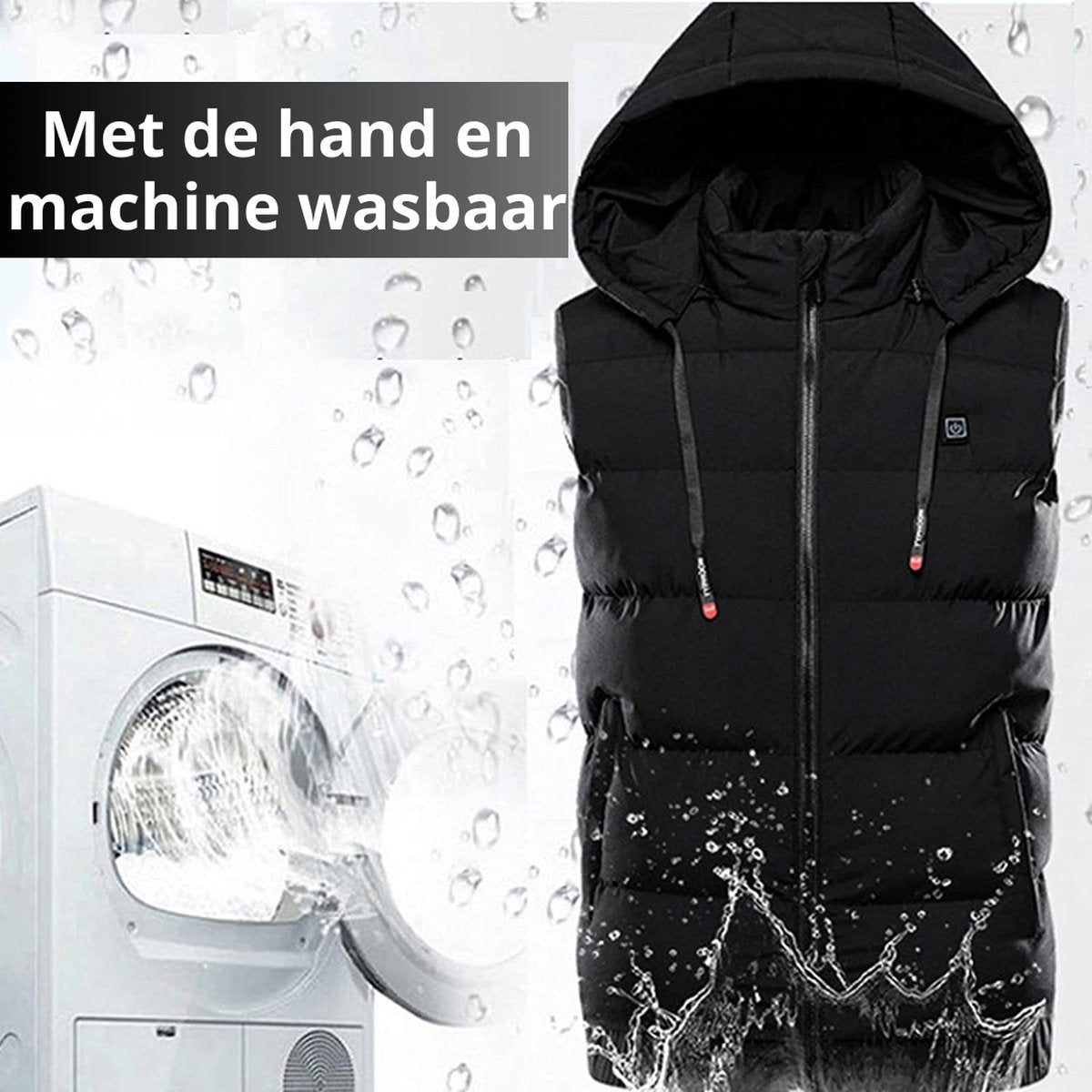 Xerolax Verwarmde Bodywarmer - Heated Vest - Elektrische Bodywarmer - Waterafstotend - Comfortabel - Oplaadbaar - Maat XS - Blauw