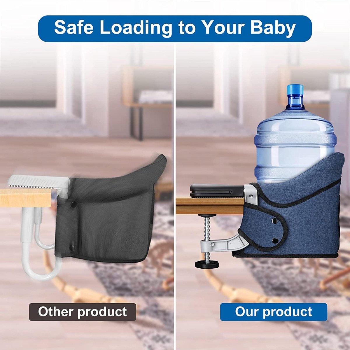 High Chair for Table - High Chair Table - High Chair - Baby High Chair - Baby Seat to Sit at Home - Baby Chair for Eating - Baby Chair for Table - Baby Chair for Home - Child's Chair - Child's Seat