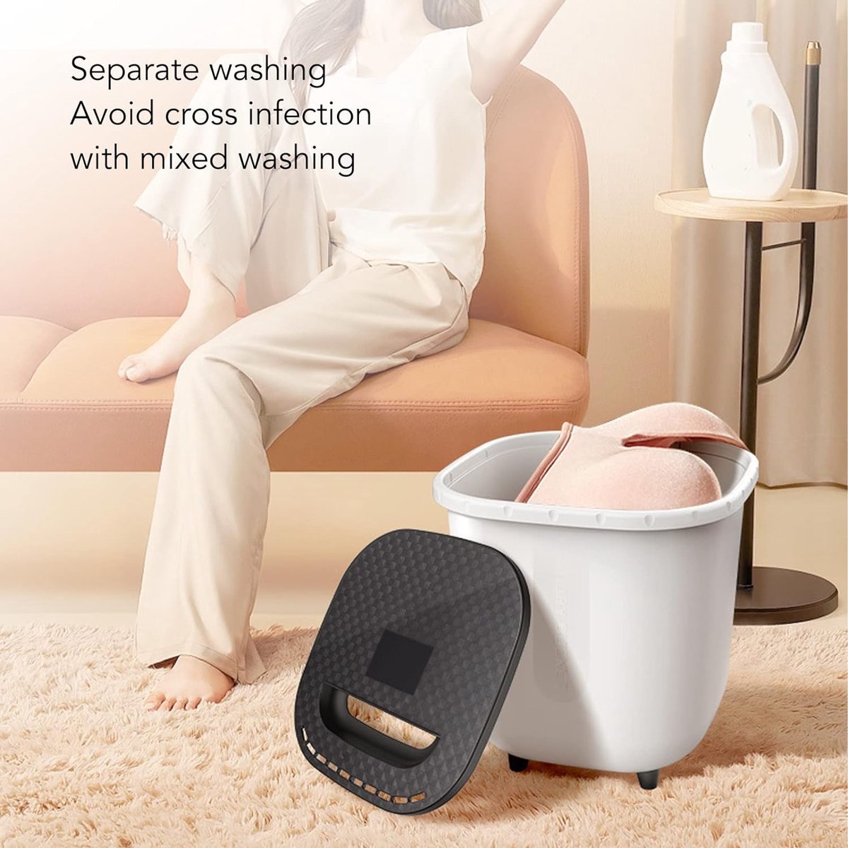 Elysium - Kleine Wasmachine - Draagbare Wasmachine - Mini Wasmachine Met Centrifuge - Mini wasmachine