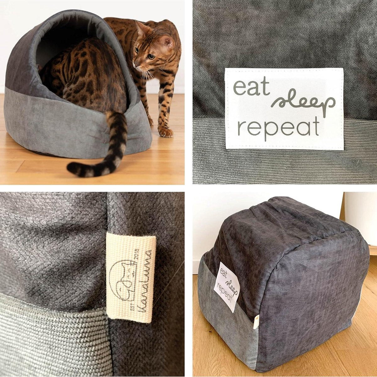 Kattenmand behaaglijk warm grote katten - kattenmand binnen hondenmand kattenbed hondenmand knuffelhol slaapbed hol iglo kat