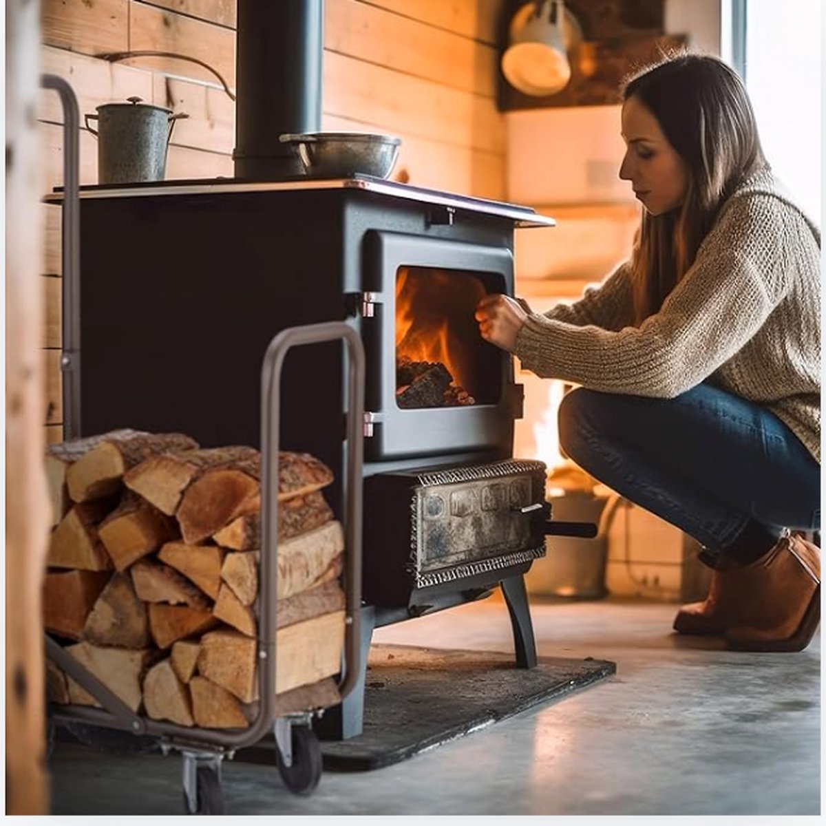 Firewood Rack - Firewood Storage - Indoor - Outdoor