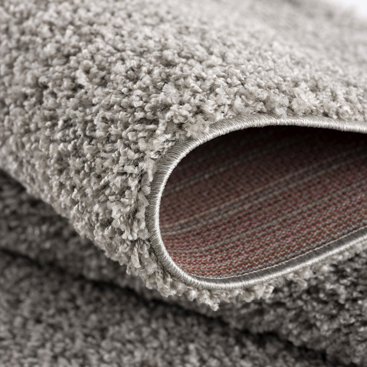 Loca Shaggy Rug Light Grey - 120x170 CM - High Pile Rug - Living Room, Bedroom Carpet