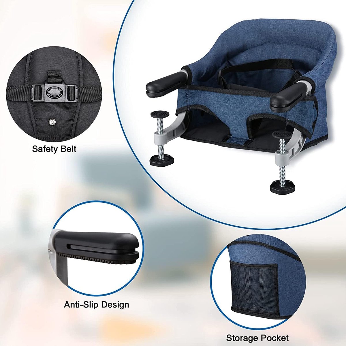 High Chair for Table - High Chair Table - High Chair - Baby High Chair - Baby Seat to Sit at Home - Baby Chair for Eating - Baby Chair for Table - Baby Chair for Home - Child's Chair - Child's Seat