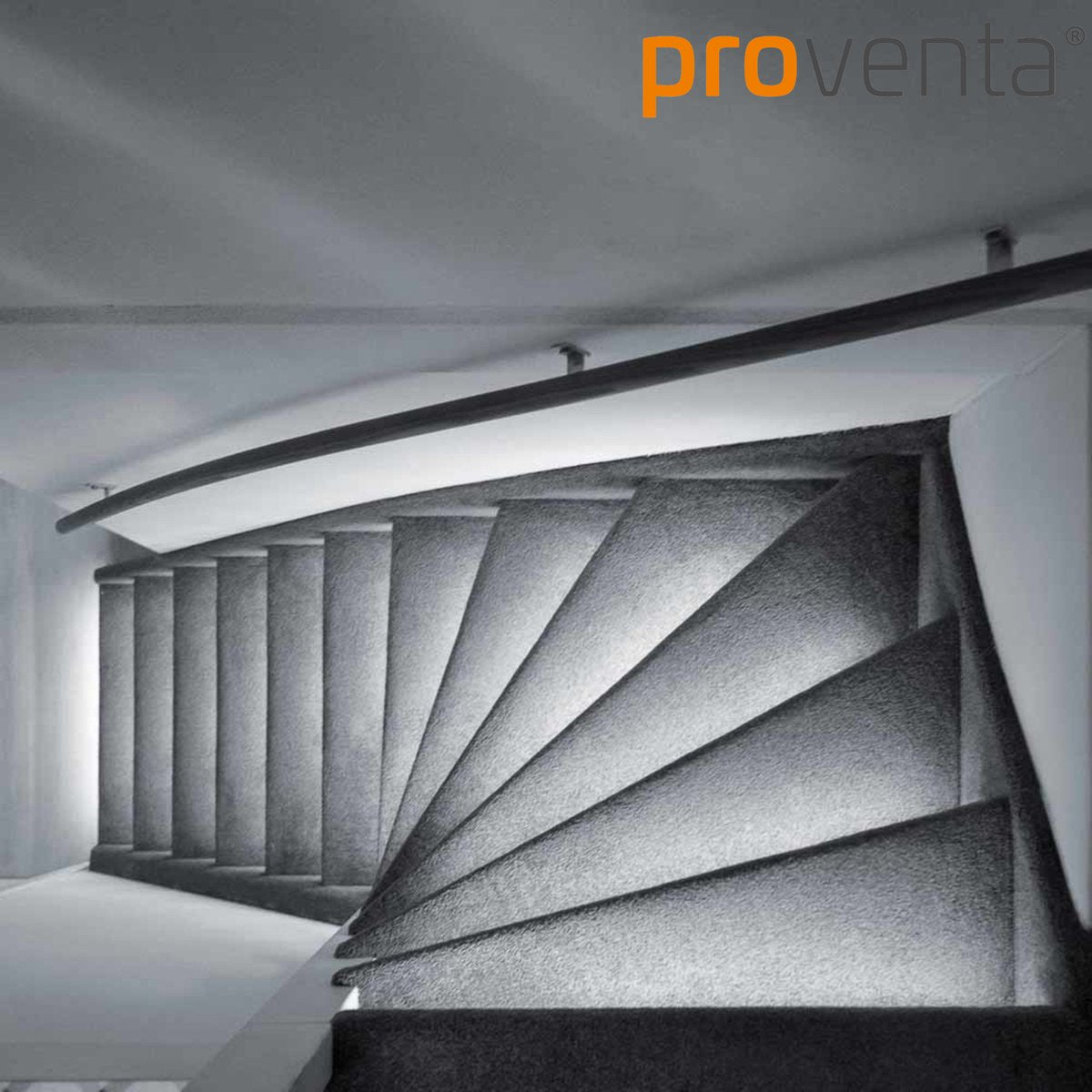 LED Stair lighting set with motion sensor - 15 x LED strip 80 cm - Cool white light