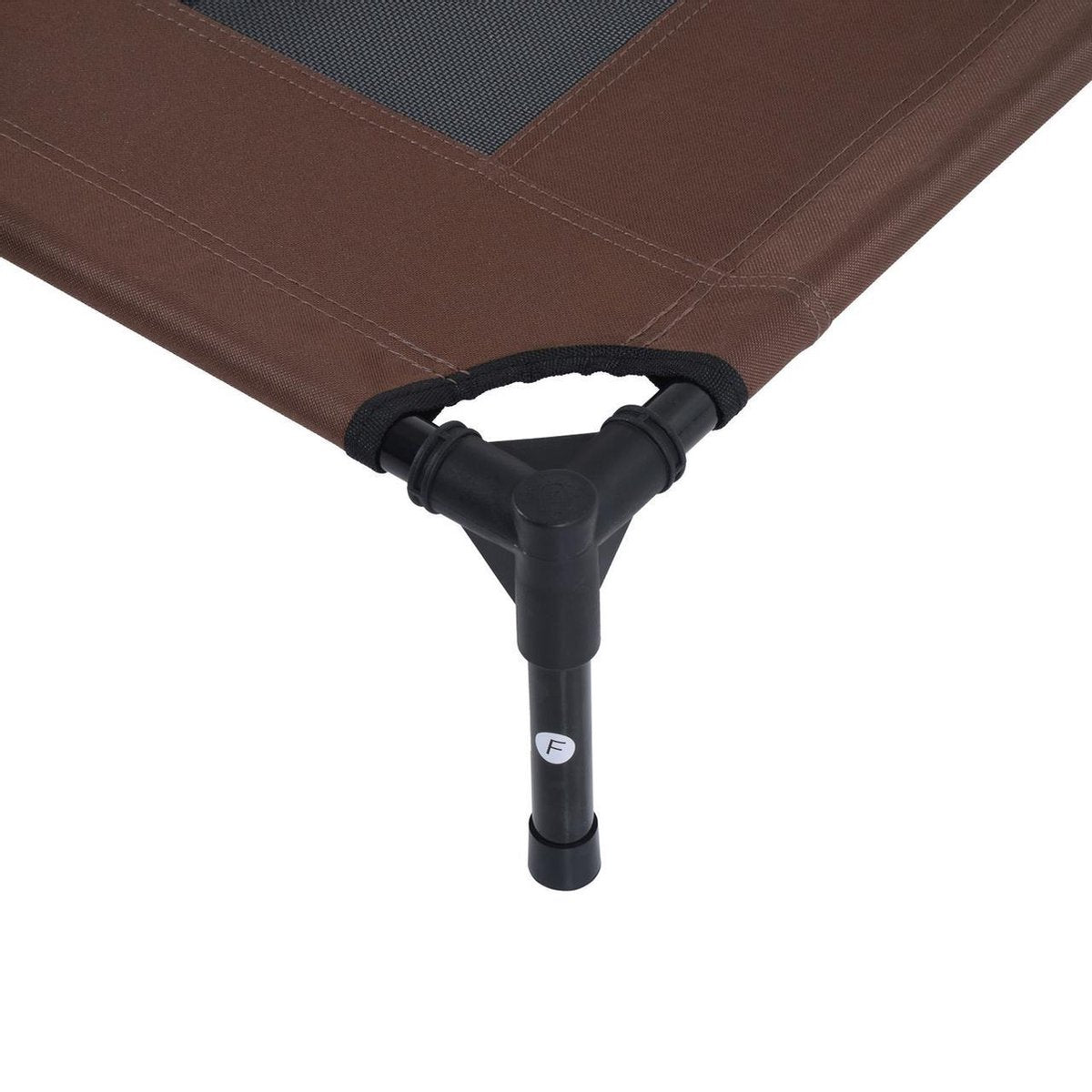 Dog bed - Dog stretcher - Dog sunbed - L - Portable - 92Lx76Wx18H cm - Brown