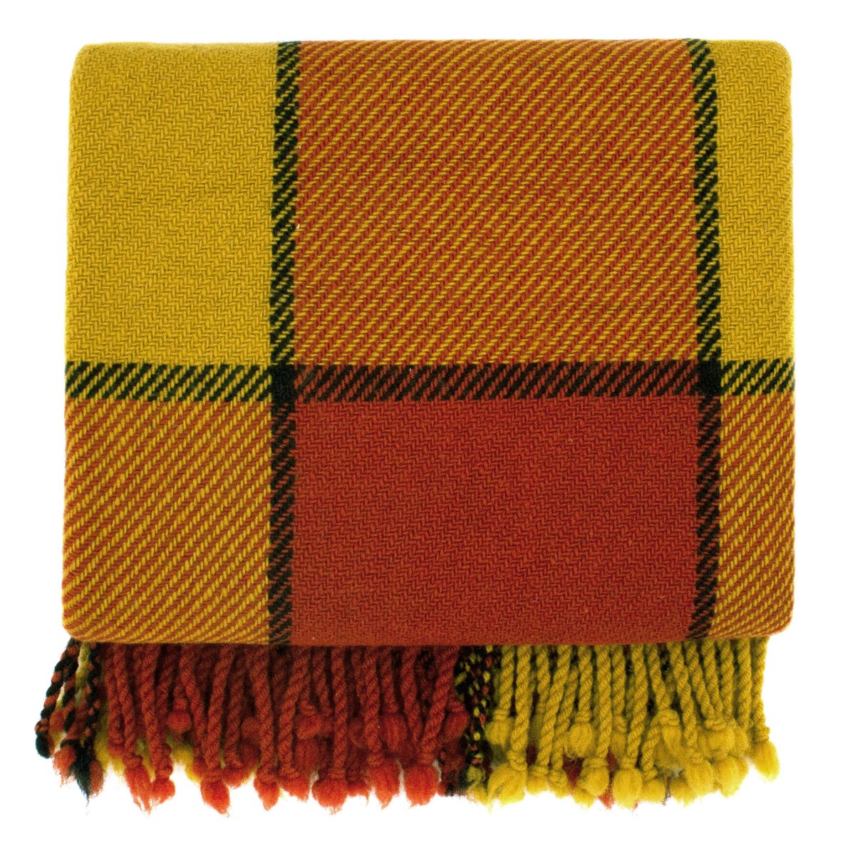 Alenika Wollen Plaid Rood Ivanna - 100% Zuivere wollen deken - 150x200cm - 1500g
