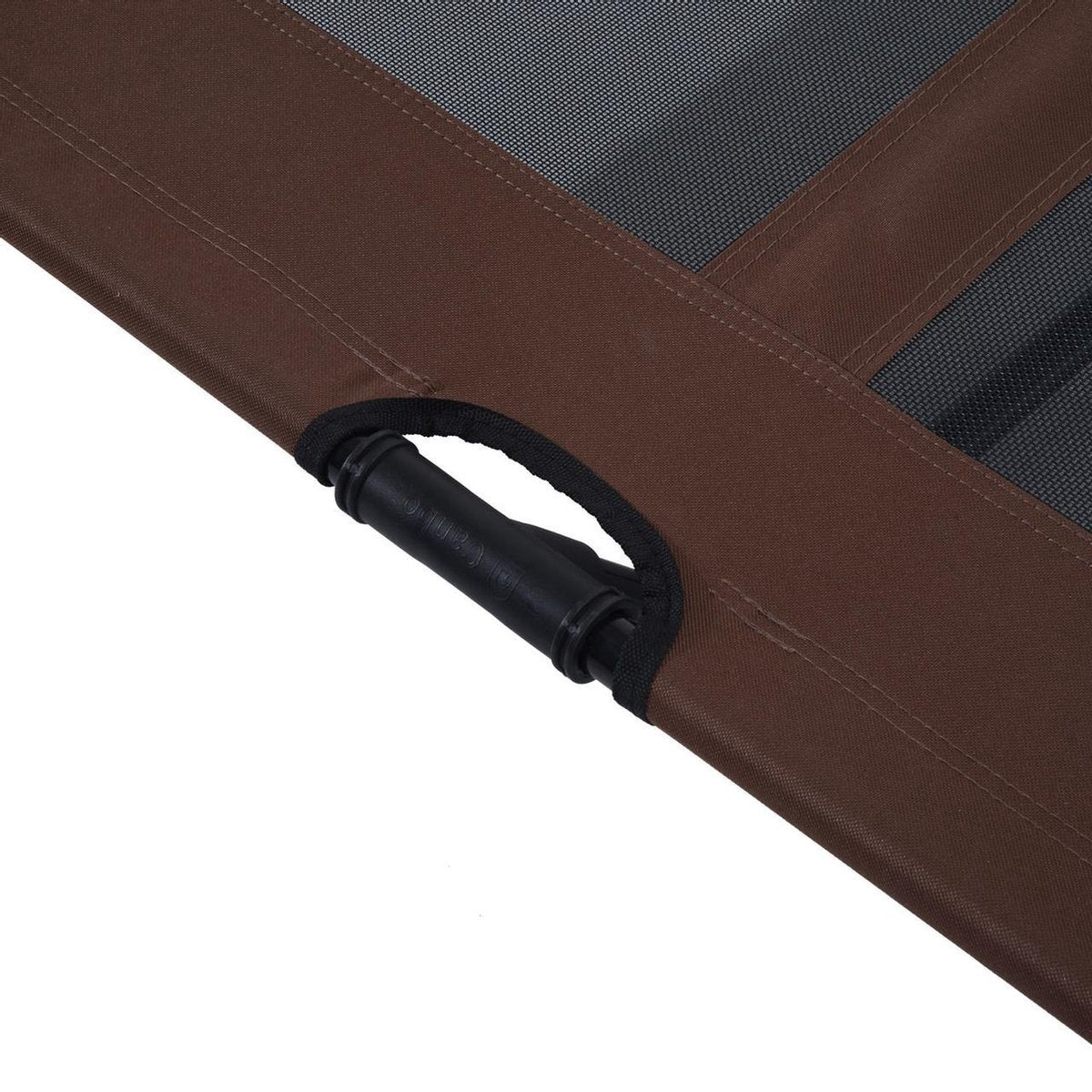 Dog bed - Dog stretcher - Dog sunbed - L - Portable - 92Lx76Wx18H cm - Brown