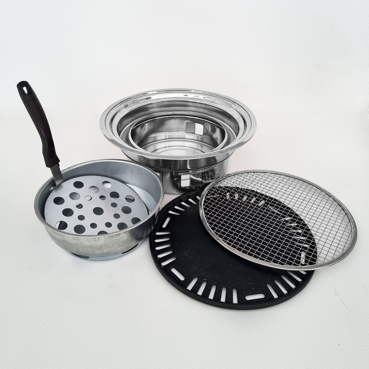 KoreanVibe The big Grill Barbeque - BBQ - Grill - Tafel - Barbecue - Koreaanse BBQ - Houtskool BBQ - Koreaanse Barbecue