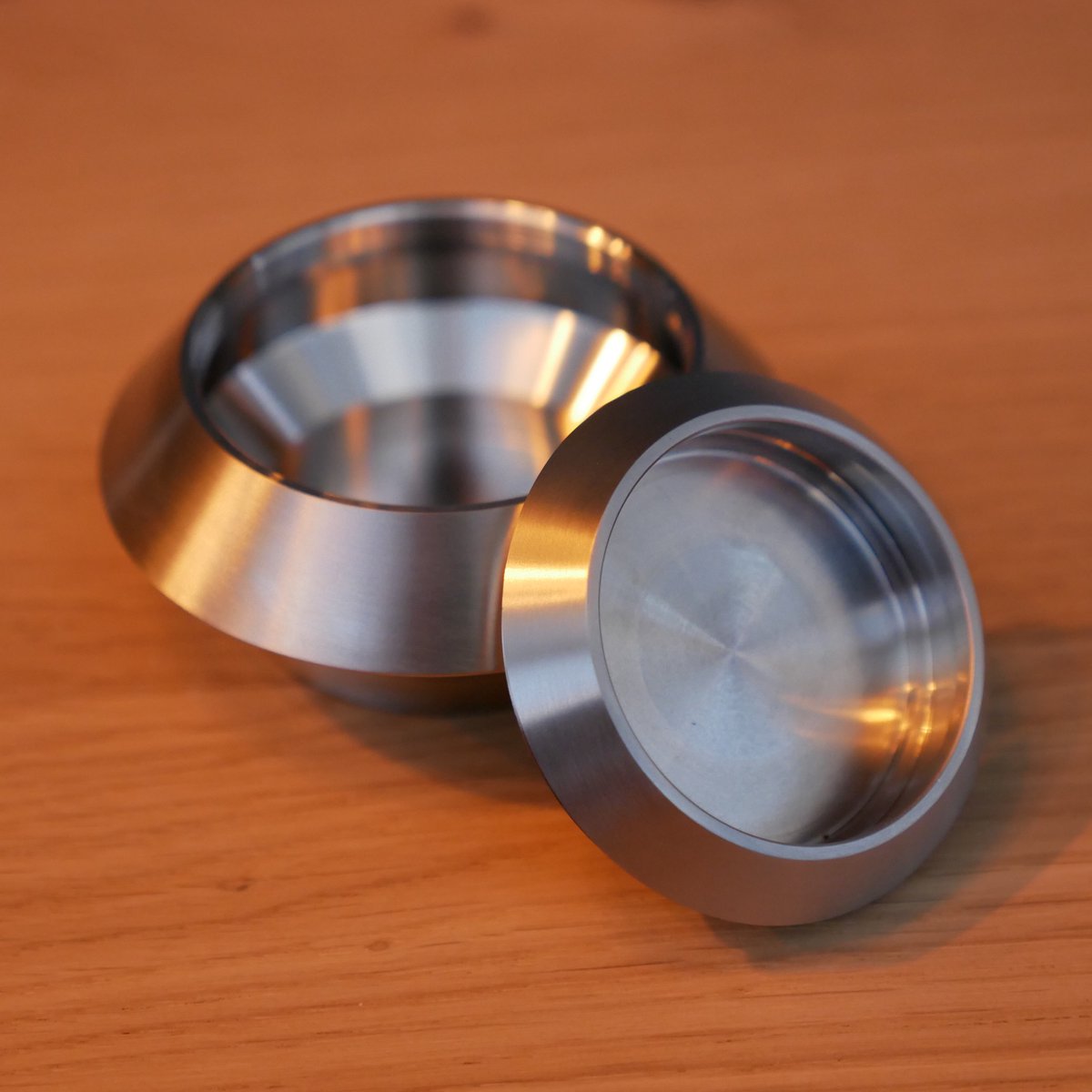 Mini urn - Theelichthouder - Zilverkleurig - Met theelichtje - Kaars