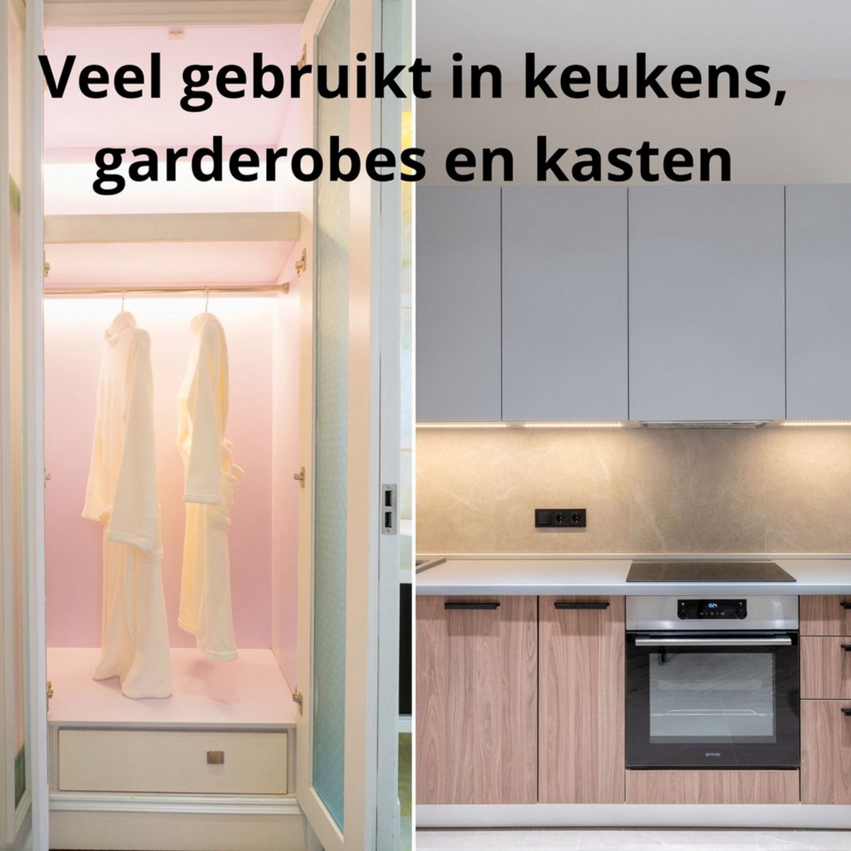 LED Onderbouwverlichting 80 cm met zwaaisensor - Lamp voor kasten & keukens