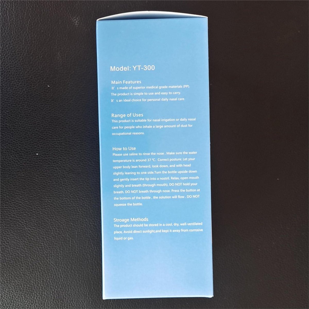 80 x Zout + 1 x Neusdouchefles (300 ml) - Neusspoeling voor Sinus Rinse neusdouche