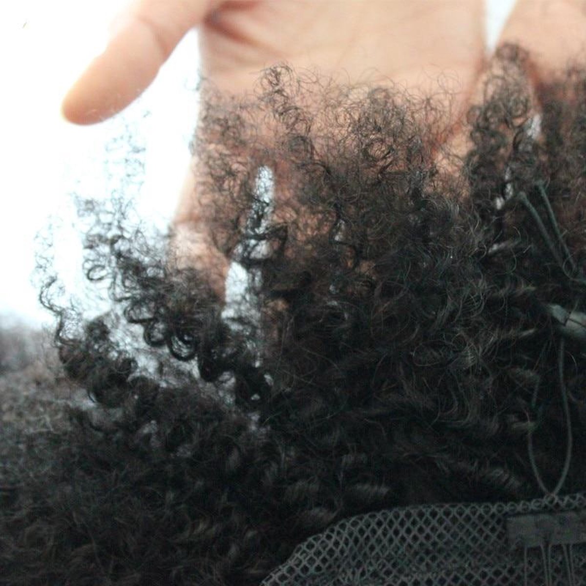 Paardenstaart Afro Kinky Krullend - 14 inch