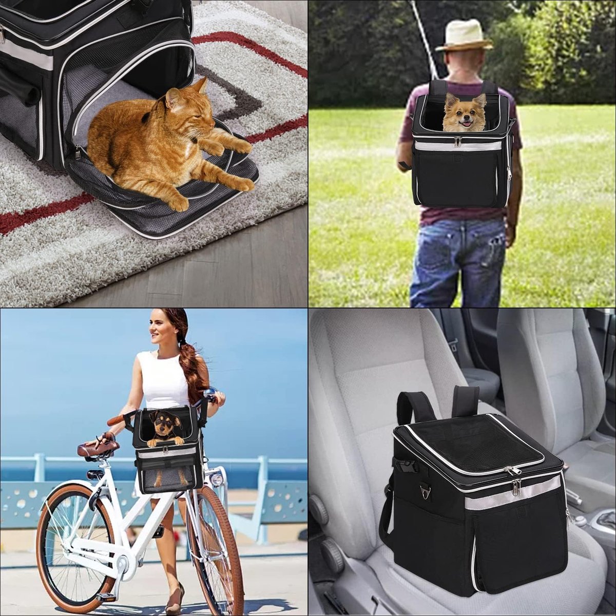 Dog Bicycle Basket - Dog Bike Basket - Dog Bicycle Basket Front - Dog Bicycle Bag Front - Dog Bicycle Basket Electric Bicycle