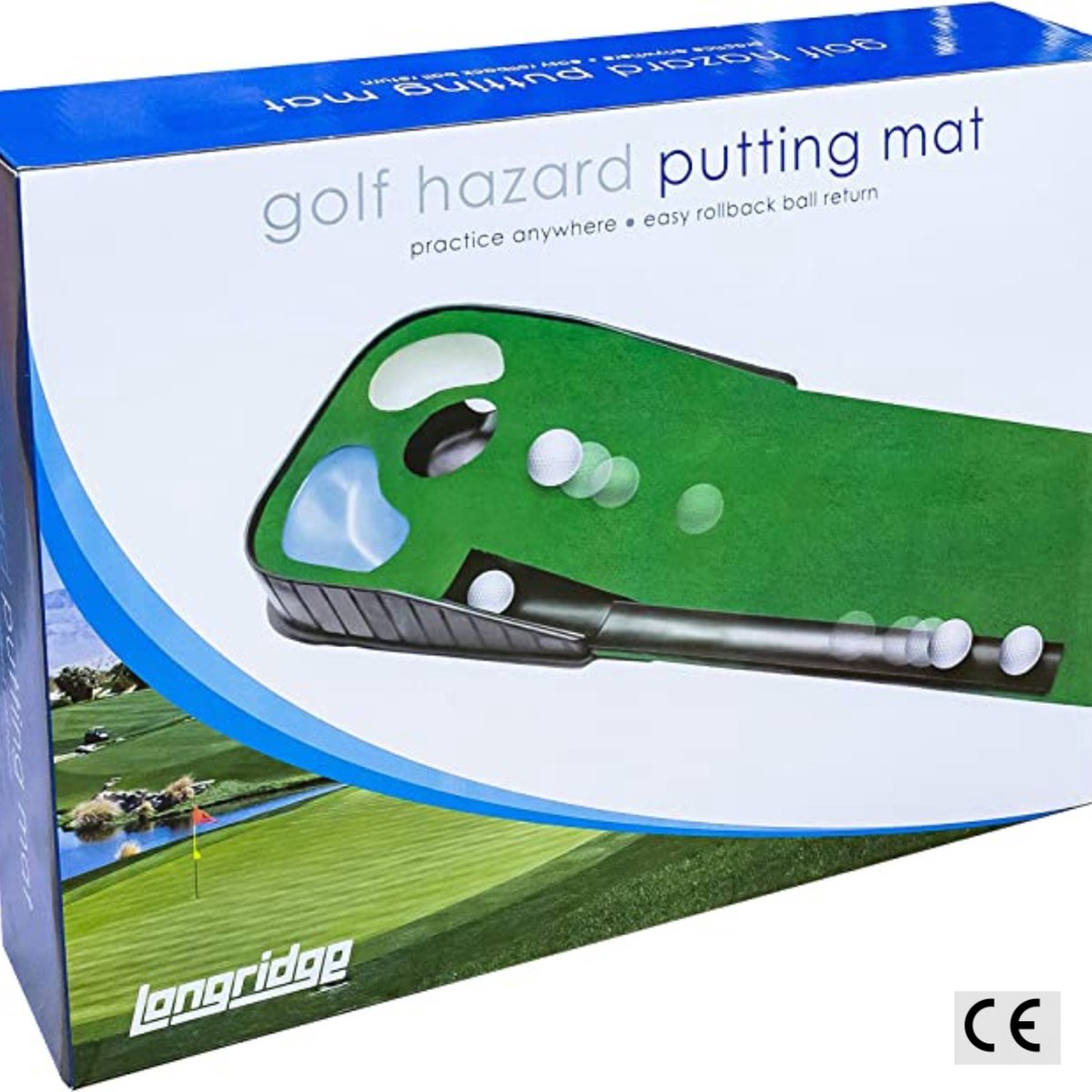 Golfmat - Golf Oefen Mat - Longridge Golf Putting Mat - Pitch en Put - Puttingmat - Midget Golf
