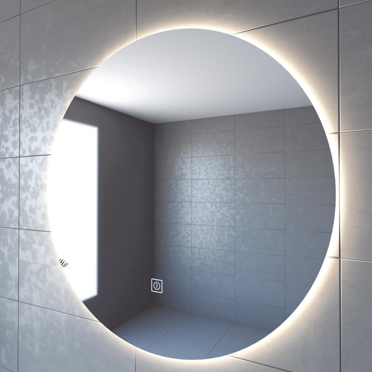 Ronde Spiegel met Verlichting - 3 LED-standen en Dimbaar - Verwarmingsfunctie - Condensvrij - 100 x 100 CM
