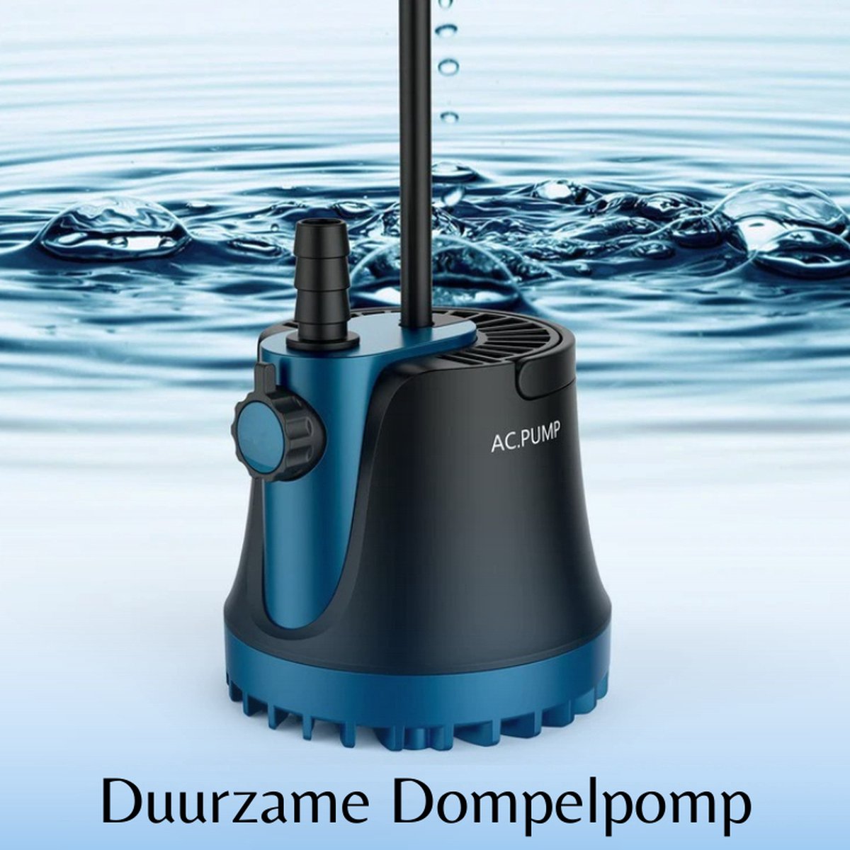 Dompelpomp Vuil Water - 2500 l/u - Vlakzuigpomp - Dweilpomp - Vlakzuiger - Blauw/Zwart