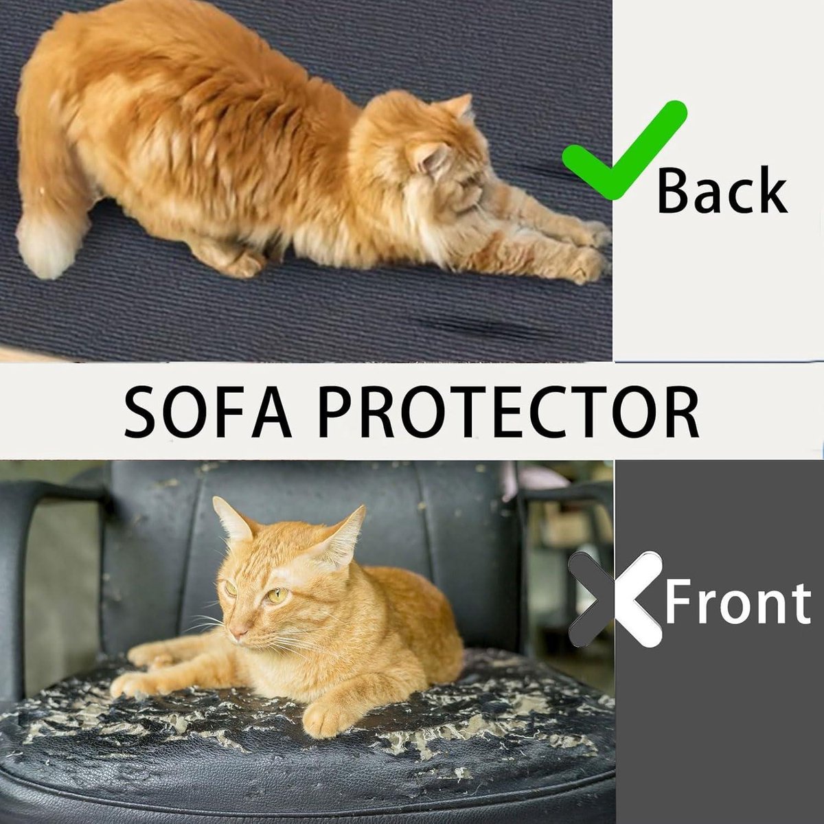 Self-adhesive cat scratching mat - 2 metres x 40 cm - DIY scratch mat - trimmable carpet - cat scratching mat - cat wall