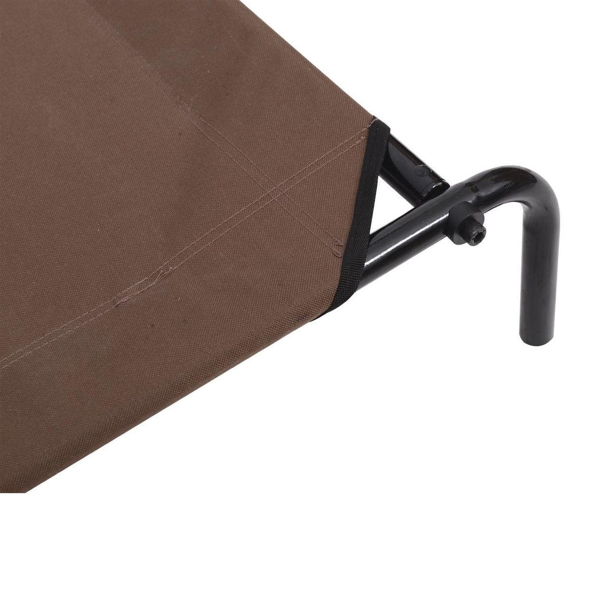 Dog bed - Dog stretcher - Dog lounger - Including 2 covers - XL - 110x68cm - Grey and Coffee