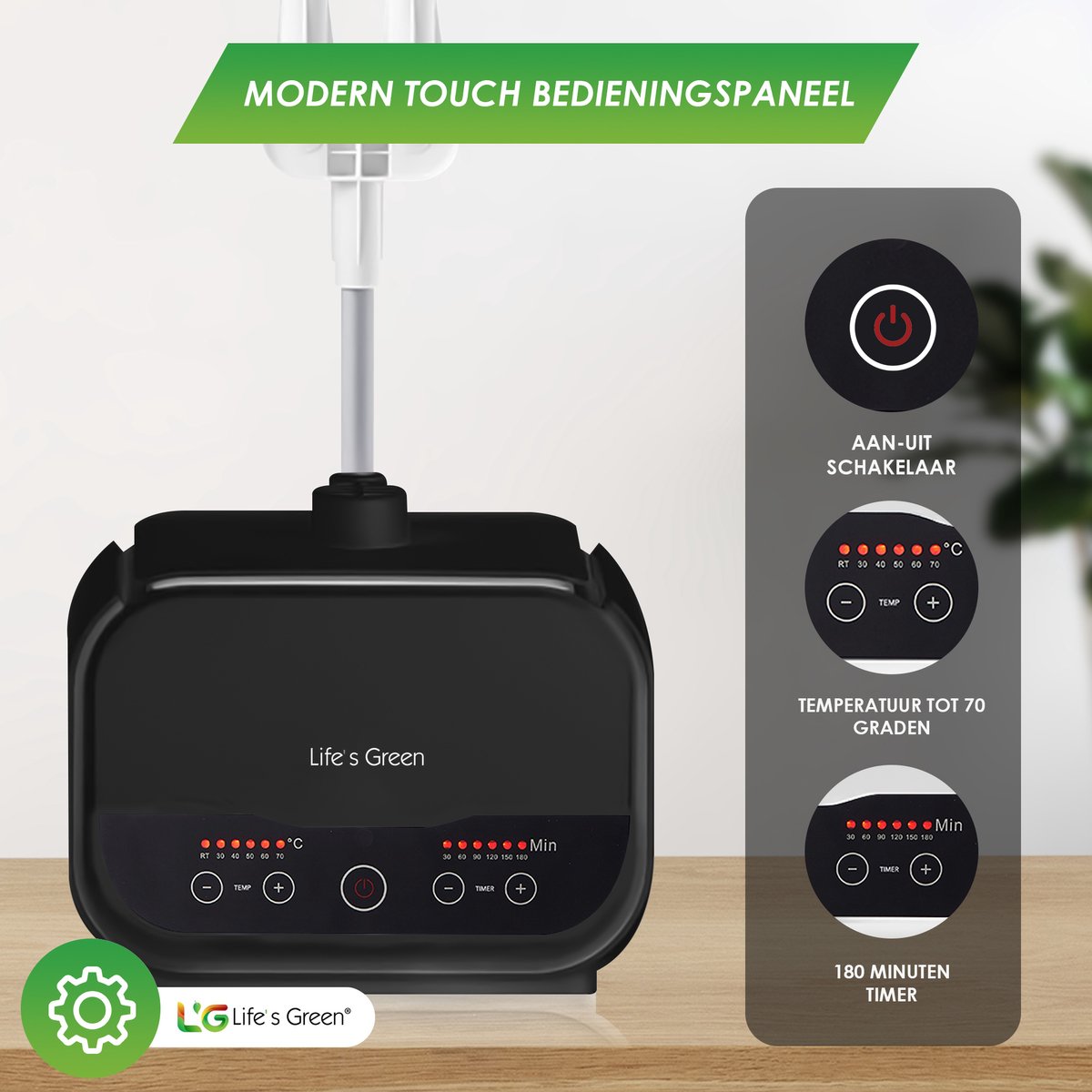 Life's Green® Strijkpop - Strijkmachine - Strijkdroger - Strijkpop Voor Overhemden - Zwart