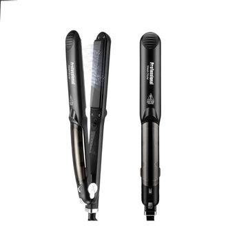 P&P Goods® Steampod - Stijltang - Haarverzorging - Stoomstijltang - Met LED Verlichting - Krultang - Zwart