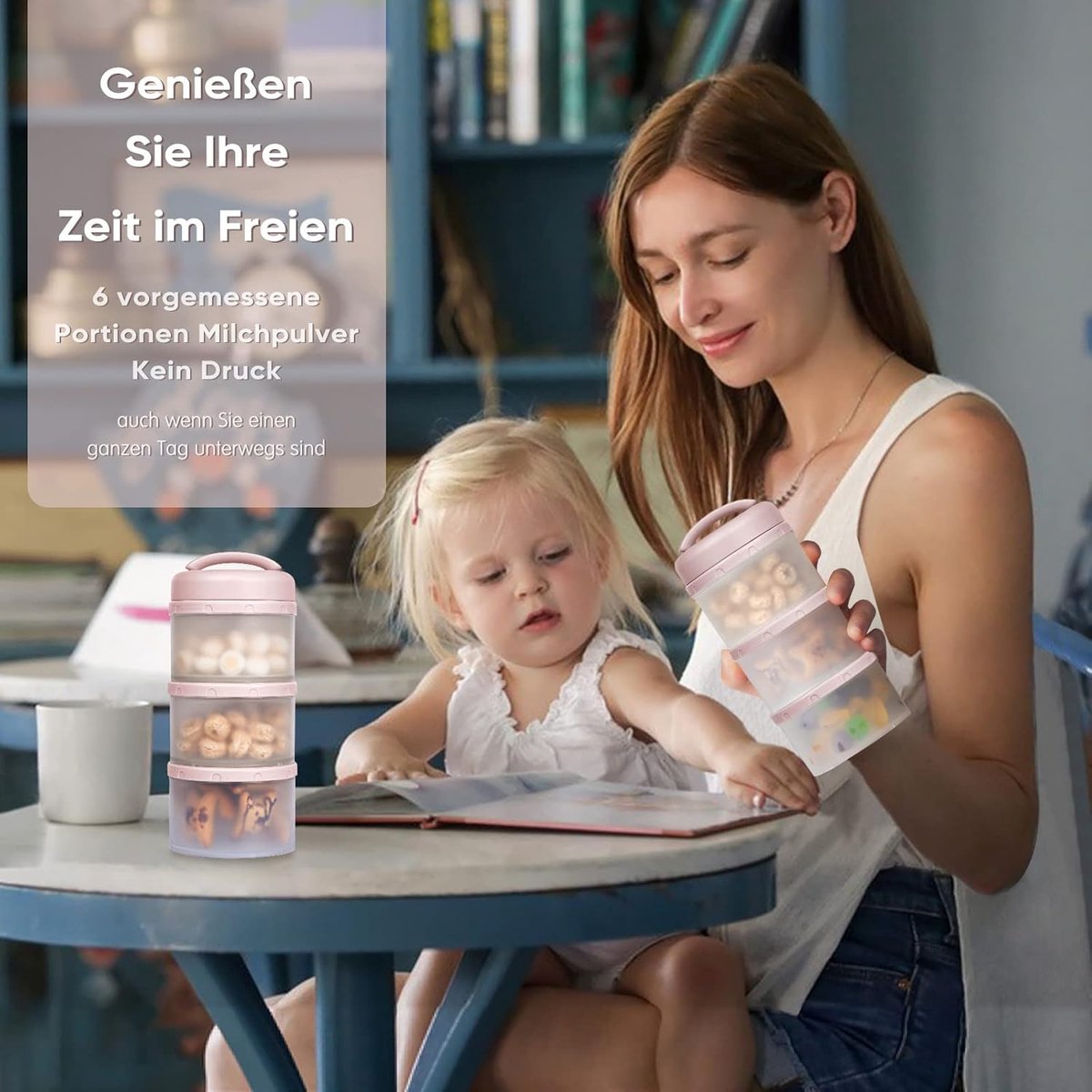 Melkpoeder doseerdoosjes - Melkpoedertoren - Melkpoeder - Bewaardoos - Container - Must have!