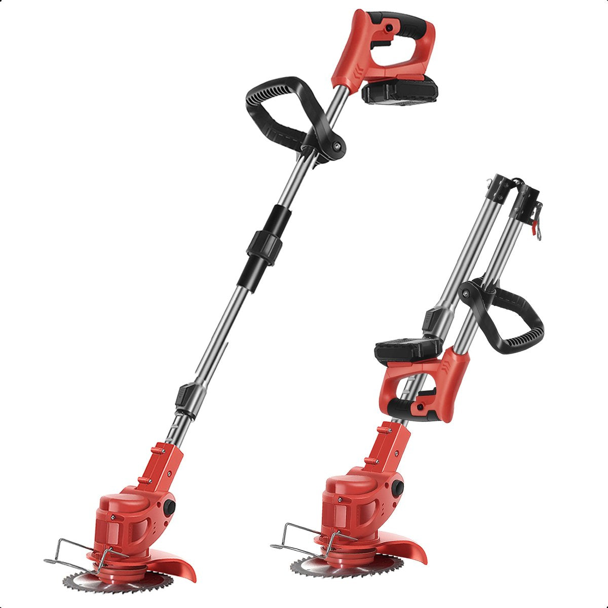 TGT500W-Premium - Grastrimmer - Bosmaaier - Op Wielen - Draadloos Met 2x Accu