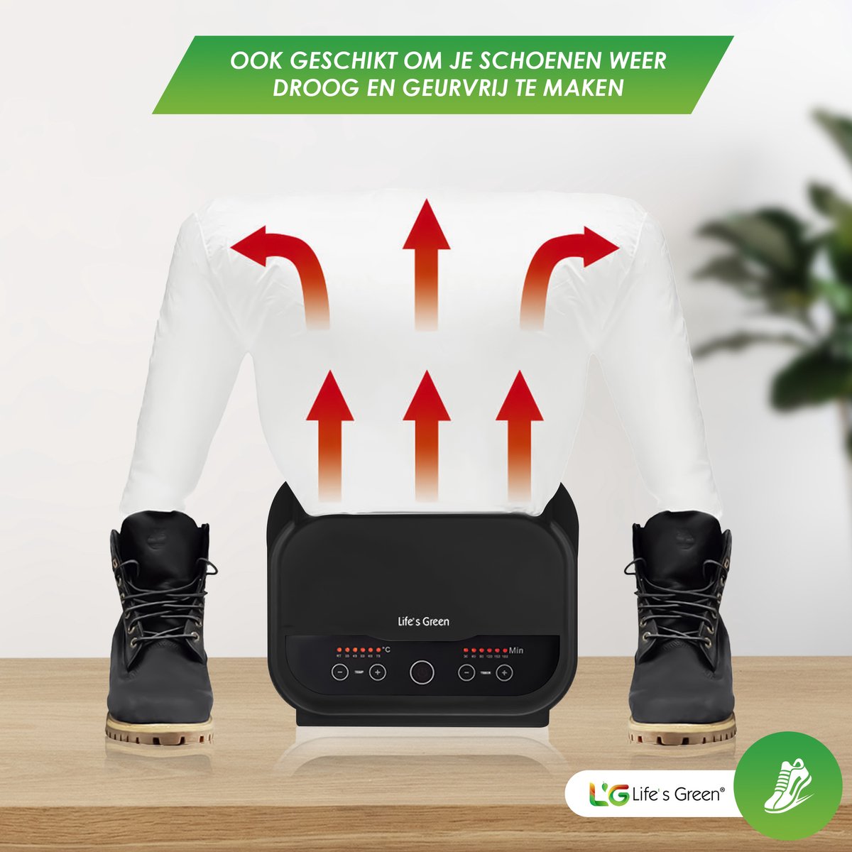 Life's Green® Strijkpop - Strijkmachine - Strijkdroger - Strijkpop Voor Overhemden - Zwart